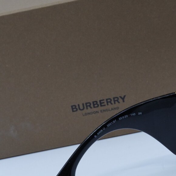 FINAL PRICE NEW BURBERRY BE4406U 300187 BLACK GOLD/DARK GREY SUNGLASSES